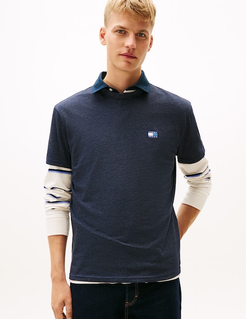 Playera Badge cuello redondo para hombre 1