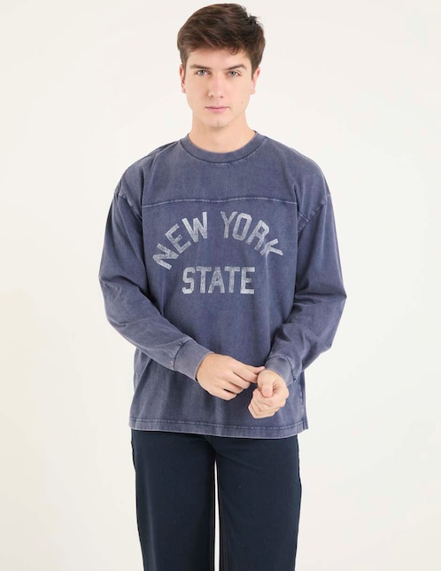 Playera cuello redondo para hombre 1