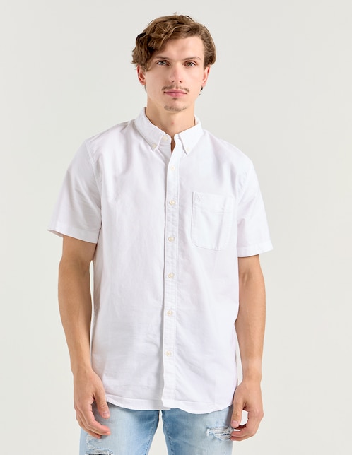 Camisa casual American Eagle manga corta para hombre