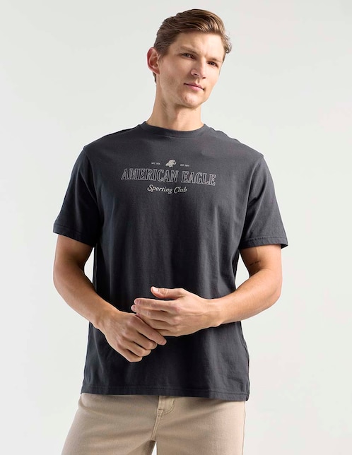 Playera cuello redondo para hombre 1