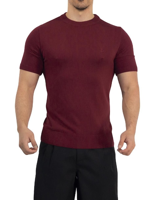 Playera cuello redondo para hombre