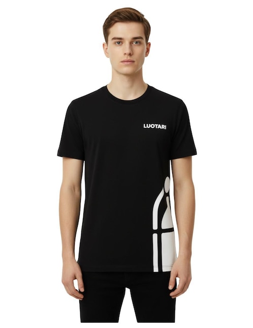 Playera Luqtari cuello redondo para hombre