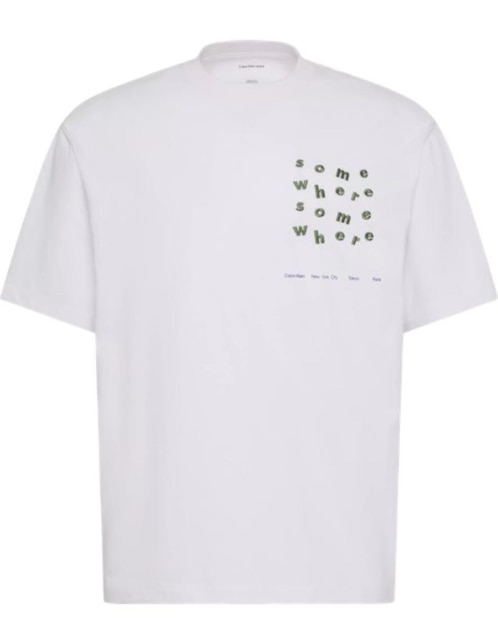 Playera Playera CK para hombre cuello redondo para hombre 1