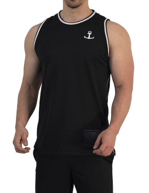 "set playera/playera" john leopard mamba state "cuello" redondo "para hombre"