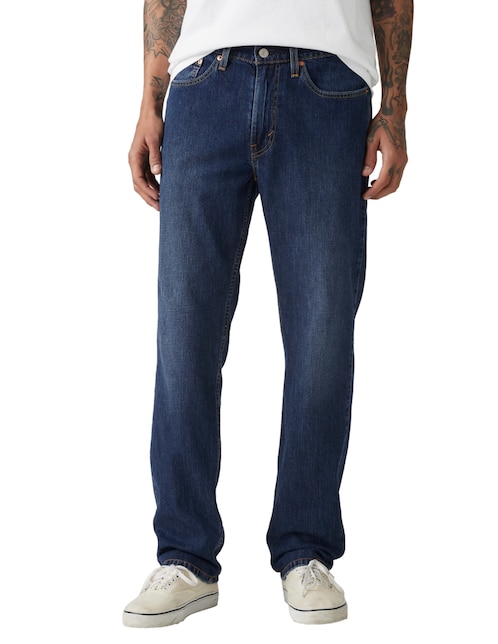 Jeans straight Levi's 514 lavado obscuro para hombre