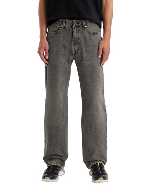 Jeans straight 565 Loose lavado obscuro para hombre 1