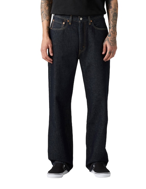 Jeans straight Levi's 565 lavado obscuro para hombre