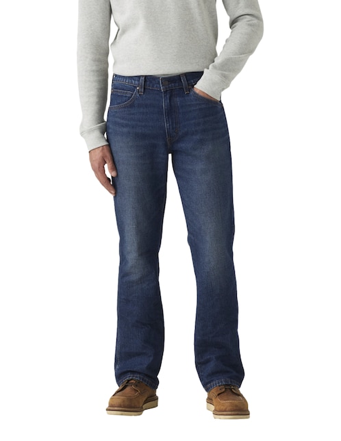 Jeans bota Levi's 537 western bootcut lavado obscuro para hombre