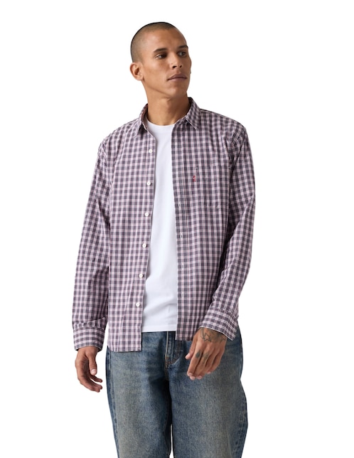 Camisa casual Levi's de algodón manga larga para hombre