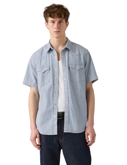 Camisa casual Levi's de algodón manga corta para hombre