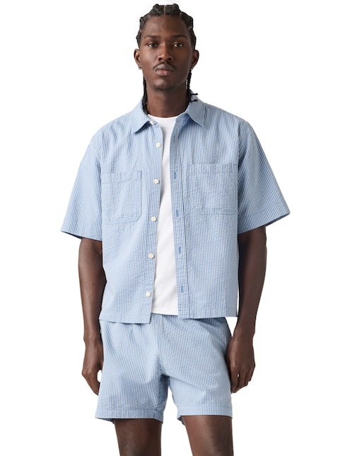 Camisa casual Levi's de algodón manga corta para hombre