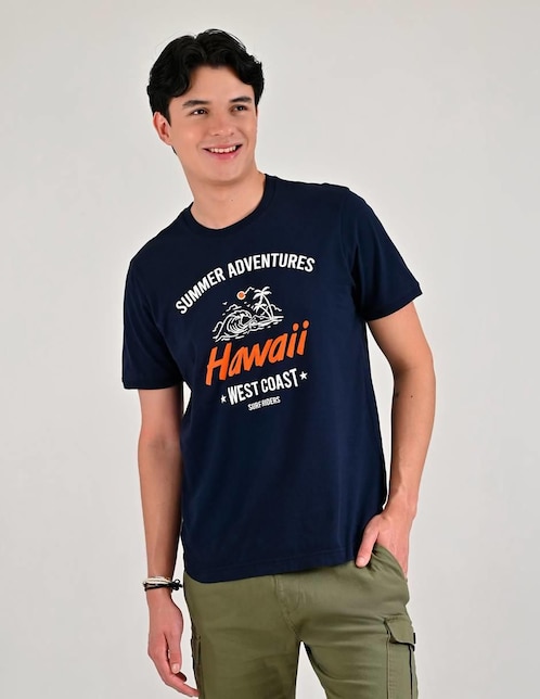 Playera cuello redondo para hombre 1