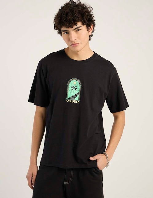 Playera cuello redondo para hombre 1