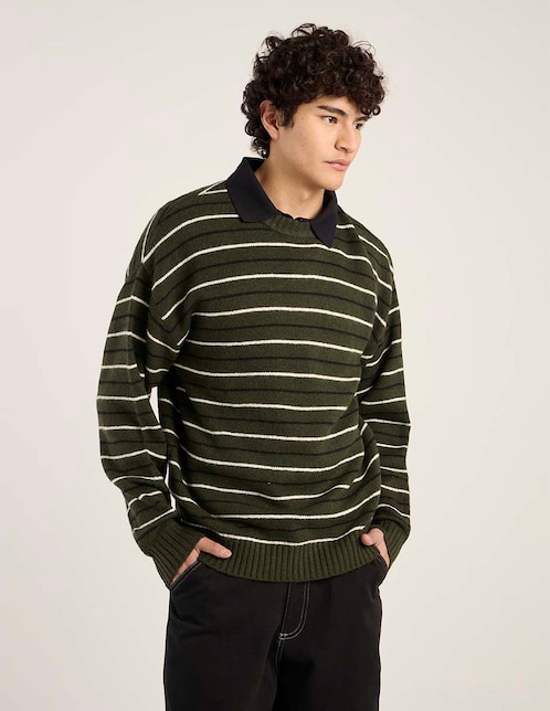 Suéter cuello redondo para hombre 1
