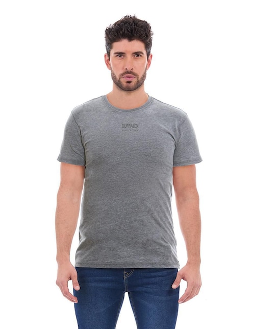 Playera Buffalo Jeans David Bitton cuello redondo para hombre