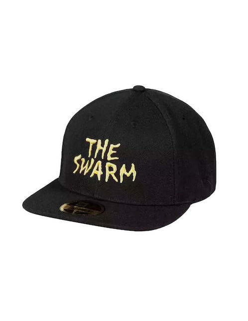 Gorra visera plana correa ajustable Grimey The Swarm Raw Honey para hombre