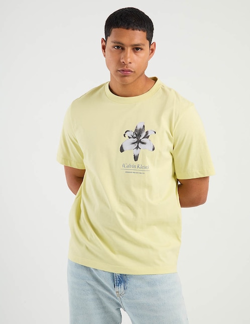 CALVIN KLEIN Playera Calvin Klein cuello redondo para hombre