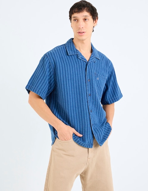 Camisa Casual American Eagle de algodón para hombre