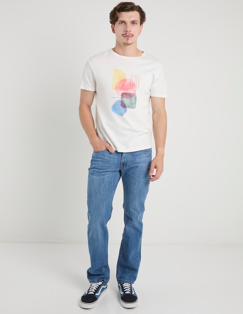 Jeans straight That's It deslavado para hombre