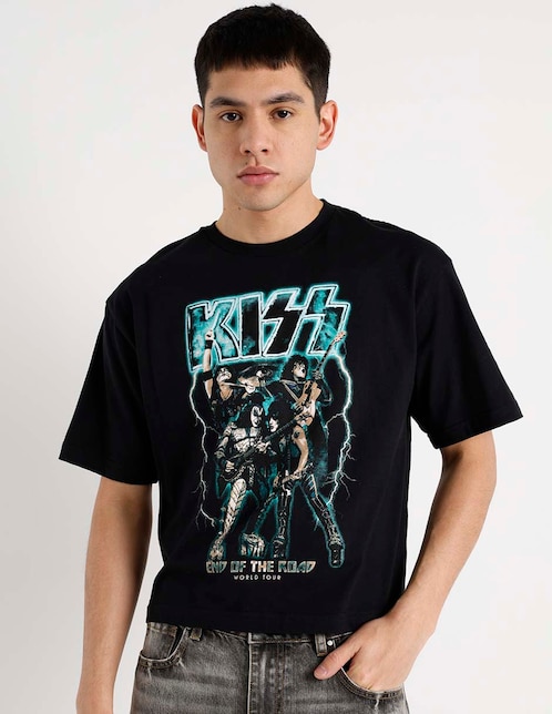 Playera Kiss cuello redondo para hombre 1