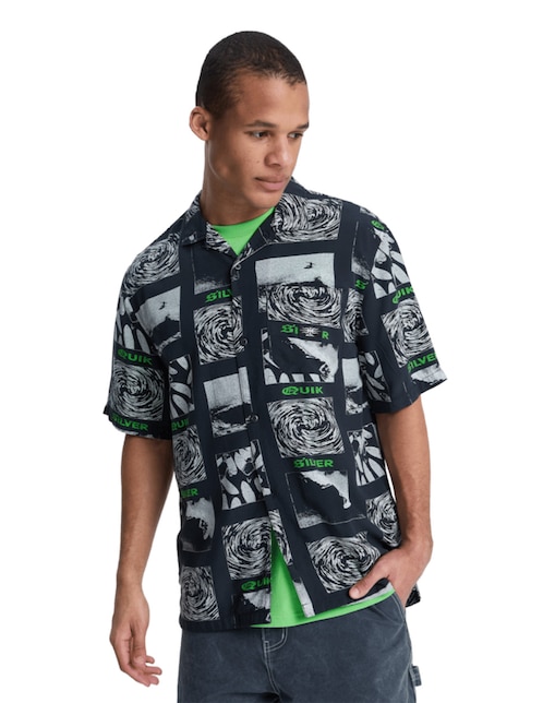 Camisa para playa manga corta para hombre 1