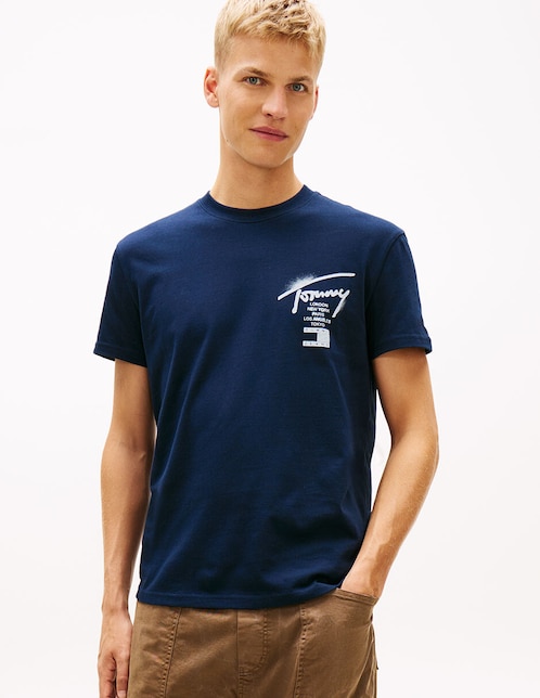 Playera Signature cuello redondo para hombre 1