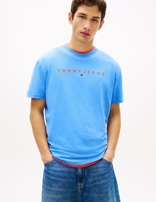 Playera Linear cuello redondo para hombre 1
