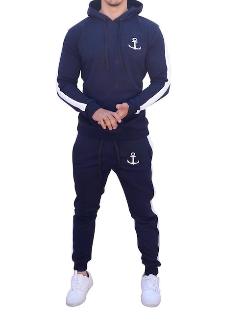 "conjunto deportivo" ajustado john leopard "con" jareta "para" hombre