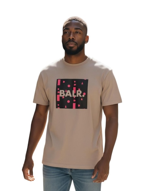Playera Repeat Box cuello redondo para hombre 1