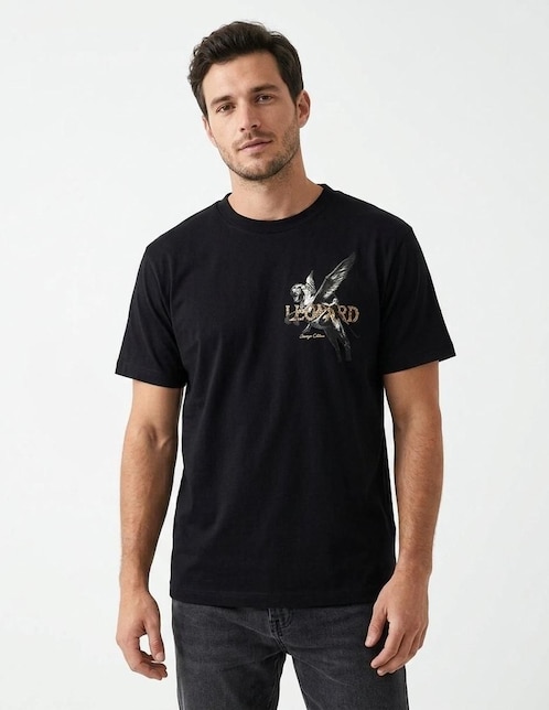"set playera/playera" john leopard no aplica "cuello" redondo "para hombre"