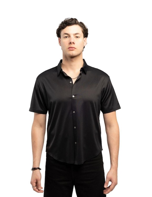 Camisa casual manga corta para hombre 1
