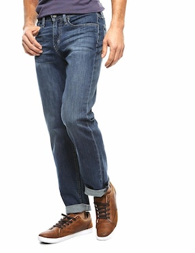 Jeans straight Levi's 514 lavado obscuro para hombre