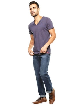 Jeans straight Levi's 514 lavado obscuro para hombre