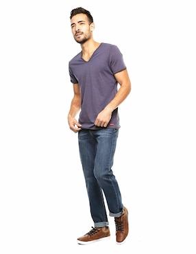 Jeans straight Levi's 514 lavado obscuro para hombre