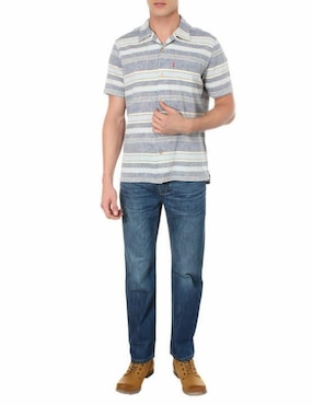 Jeans straight Levi's 514 lavado obscuro para hombre