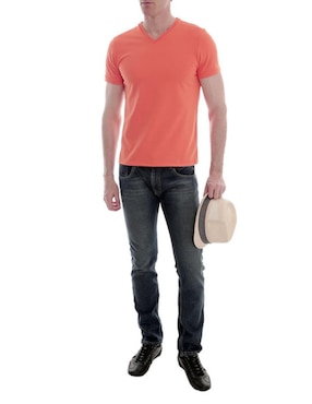 Jeans slim That's It lavado obscuro para hombre