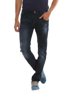 Jeans slim That's It lavado obscuro para hombre