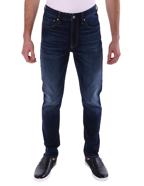 Jeans Skinny Calvin Klein Lavado Obscuro Para Hombre