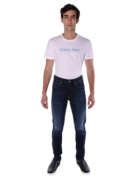 Jeans skinny Calvin Klein lavado obscuro para hombre