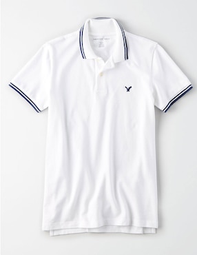 Playera tipo polo American Eagle estampado liso para hombre en Liverpool