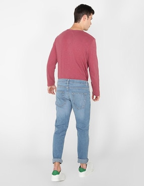 Jeans slim That's It lavado claro para hombre