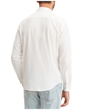Camisa casual Levi'S de algodón manga larga para hombre