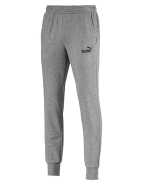 Pants Puma Corte Slim Gris Jaspeado