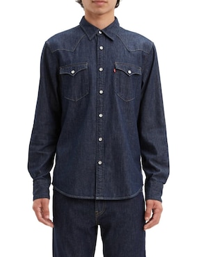 Camisa casual Levi'S de algodón manga larga para hombre