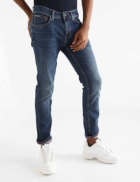 Tommy Jeans Slim Lavado Stone Wash Para Hombre