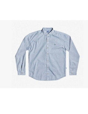 Camisa casual Quiksilver de algodón manga larga para hombre