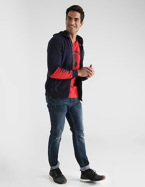 Chamarra casual Puma Motorsport de algodón para hombre