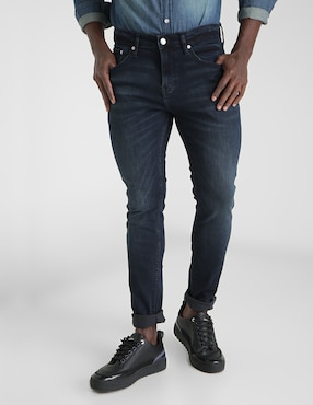 Imagen de producto Jeans skinny Calvin Klein lavado obscuro para hombre