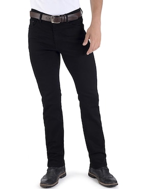Jeans straight Yale lavado obscuro para hombre