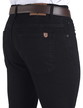 Jeans straight Yale lavado obscuro para hombre